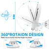 Magnifying Mirror 10X Magnification Makeup Vanity Lighted Mirror Setting Adjustable Rotation LED Vanity Desk Mirror